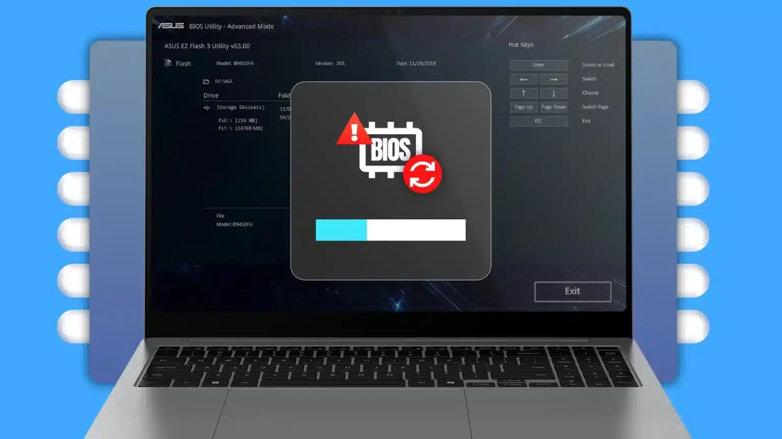 ایرادات شایع ناشی از خرابی بایوس (BIOS/UEFI) در لپ‌تاپ‌ها