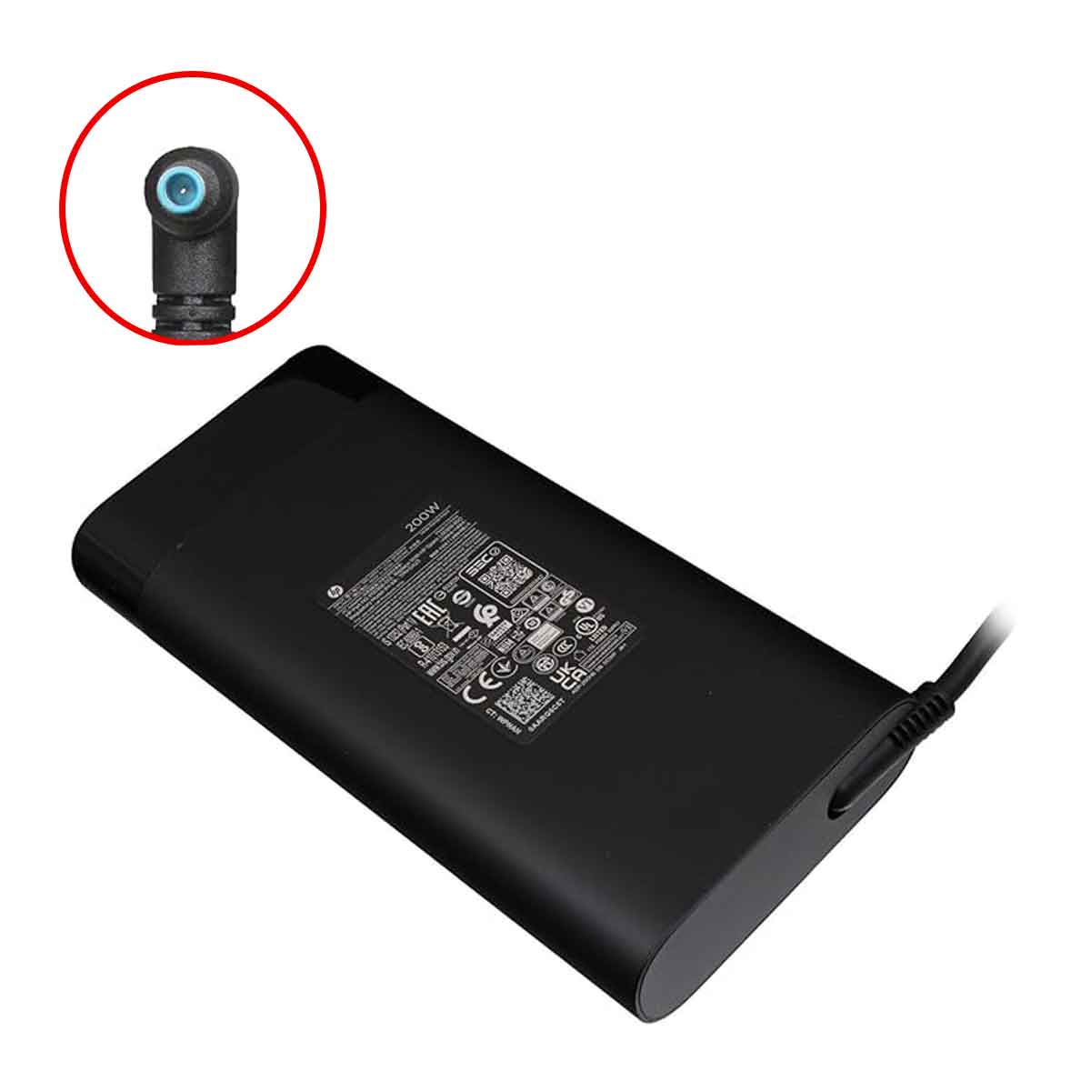 شارژر اورجینال لپ تاپ اچ پی مدل M31368-013 200W/19.5V/10.3A سرفیش 4.5x3.0