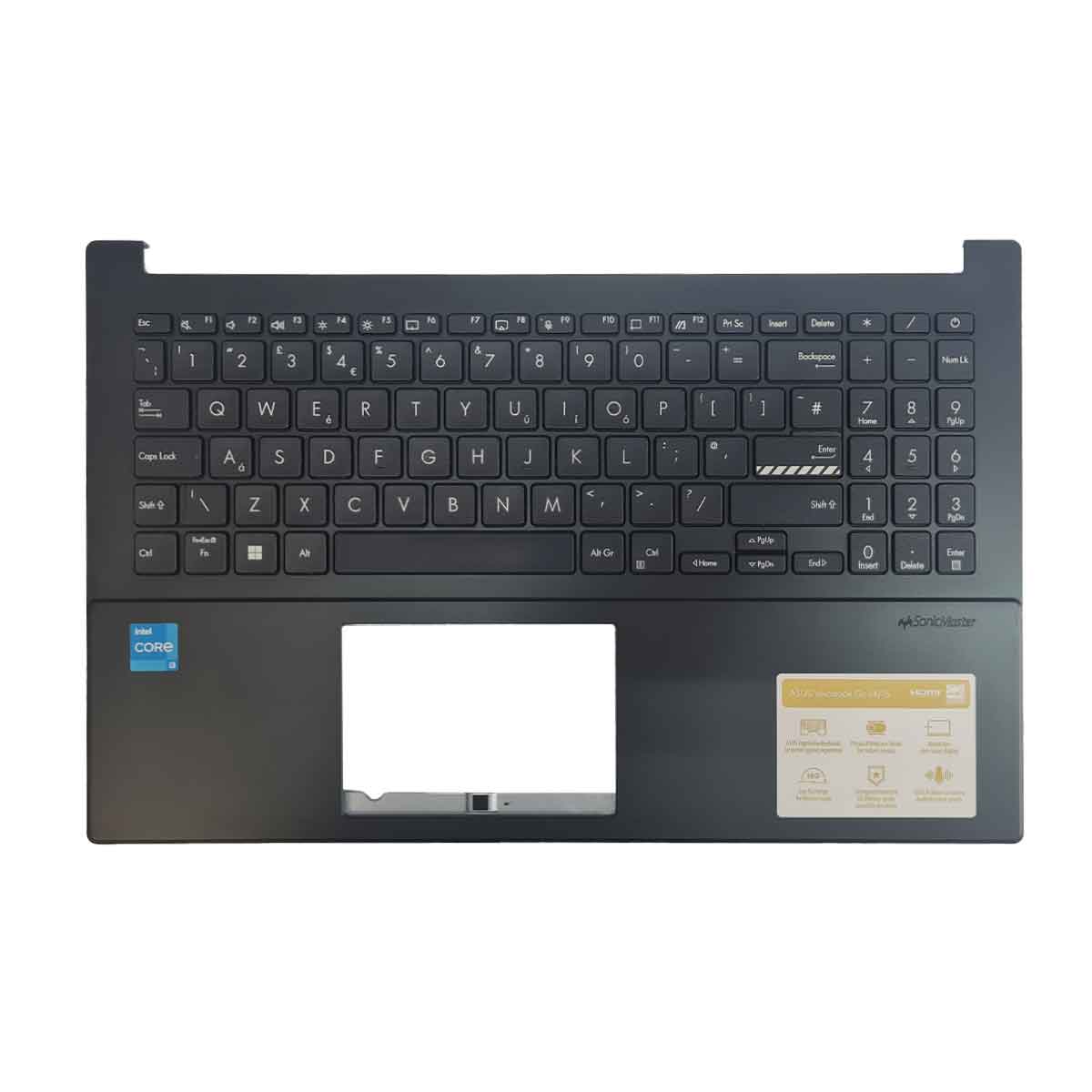 کیبورد (C) و قاب دور کیبورد لپ تاپ ایسوس E1504