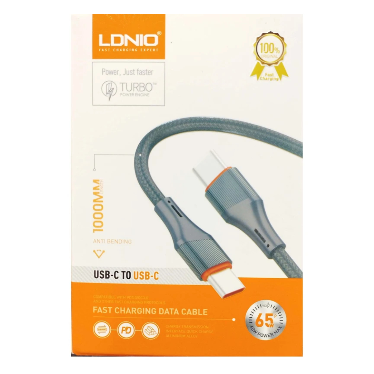 کابل تبدیل USB-C به USB-C الدینیو مدل LC631c